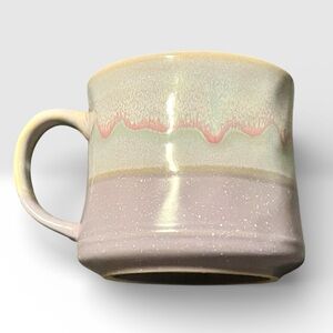 Elegant Bosmarlin Large Reactive Glaze Stoneware Mug Cottagecore